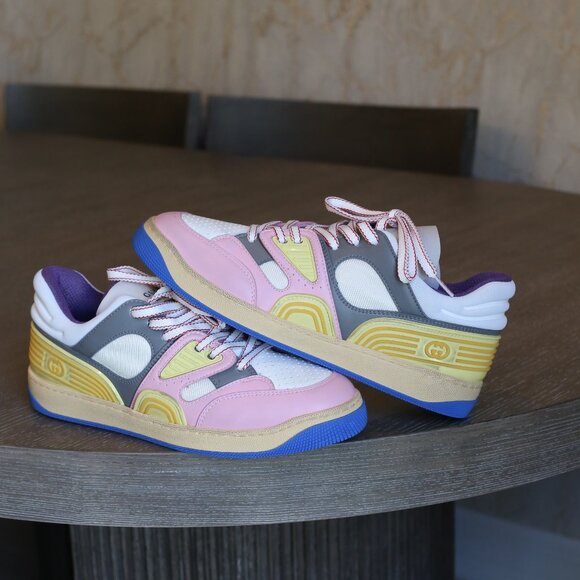 Women’s Multi-Color Gucci Basket Sneaker - Picture 4 of 13